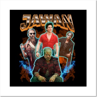 Jawan movie, Shahrukh Khan, 90s Vintage style tshirt, Bootleg style, SRK, King Khan Posters and Art